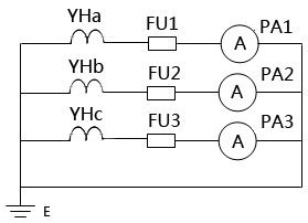 原試驗(yàn)系統(tǒng)二次電壓測量回路原理