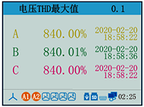電能質(zhì)量分析記錄儀電網(wǎng)質(zhì)量畫面 電能質(zhì)量分析記錄儀電網(wǎng)質(zhì)量畫面